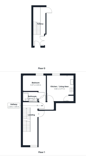 Room 2, Host Stay Apartment 2 Fourth Avenue, York