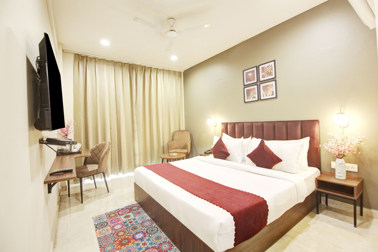 Bedroom 2, Saltstayz Select – Near Sohna Road City Center, Gurgaon