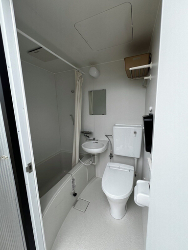 Bathroom, NAGAKUTE TENT VILLAGE, Nagakute