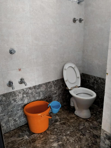 Bathroom 3, Hotel Gananjaya Gokarna, Uttara Kannada