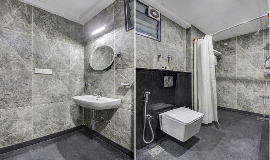 Bathroom 4, Treebo Sampradaya Bistro, Mailasandra, Bangalore