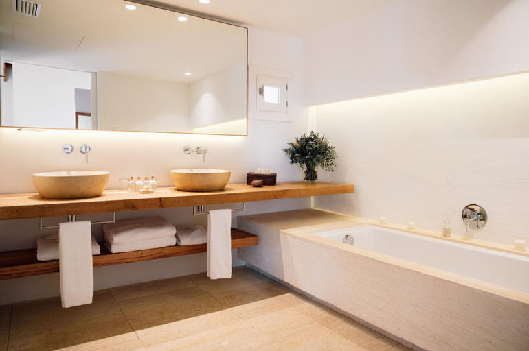 Bathroom 4, Torralbenc, a Small Luxury Hotel of the World, Baleares
