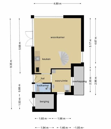 Floor plan 3, De Zon in Zeeland Holiday Residence, Vlissingen