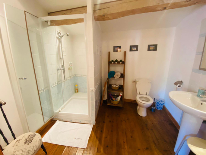 Bathroom, La Barauderie , chambre individuelle, Charente-Maritime
