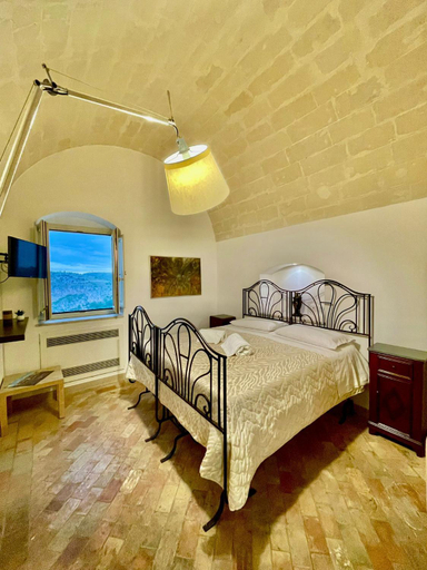 Bedroom 2, Dimora La Gravina Sassi di Matera - Terrazzo Panoramico Vista Murgia, Matera