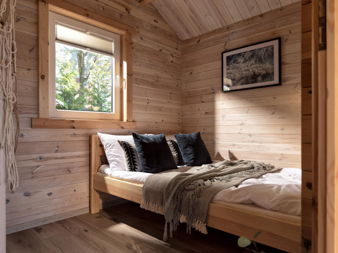 Bedroom 3, CAMP NORD Mielno Resort- komfortowe domki centrum, Koszalin
