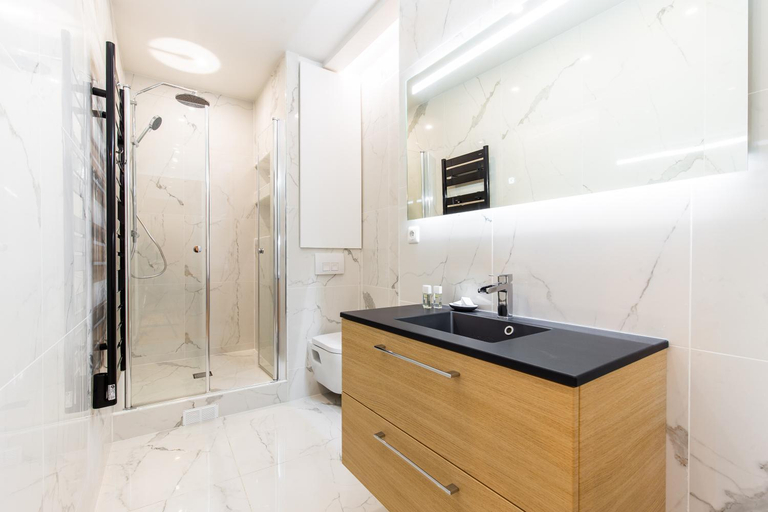 Bathroom 2, Charming apartment - 2BR/6P -  Grands Boulevards, Paris