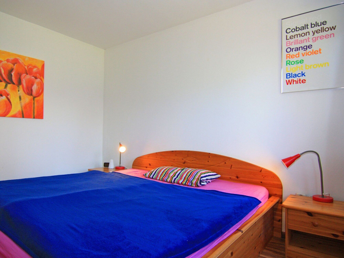 Bedroom 2, Bungalow am See mit Ruderboot in Klein Labenz, Nordwestmecklenburg
