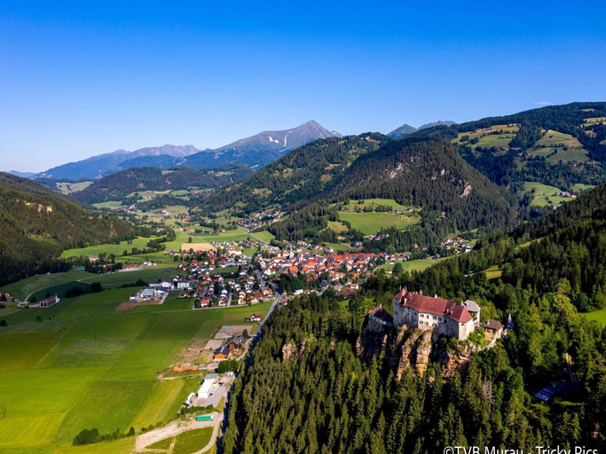 View from property 4, Apartment for up to 6 People, Murau