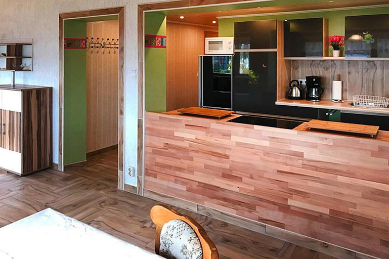 Private kitchen 4, Ferienhaus Seeblick, Schonberg, Ostprignitz-Ruppin