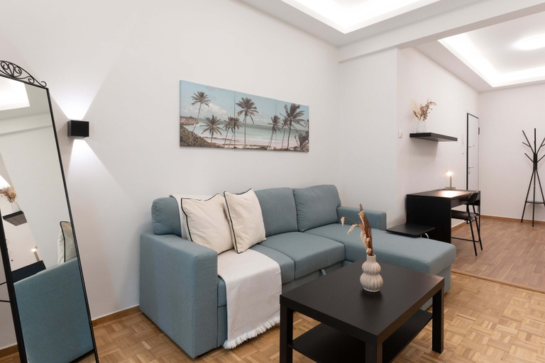 Living area, Phaedrus Living Zografou Azure Aura, Attica