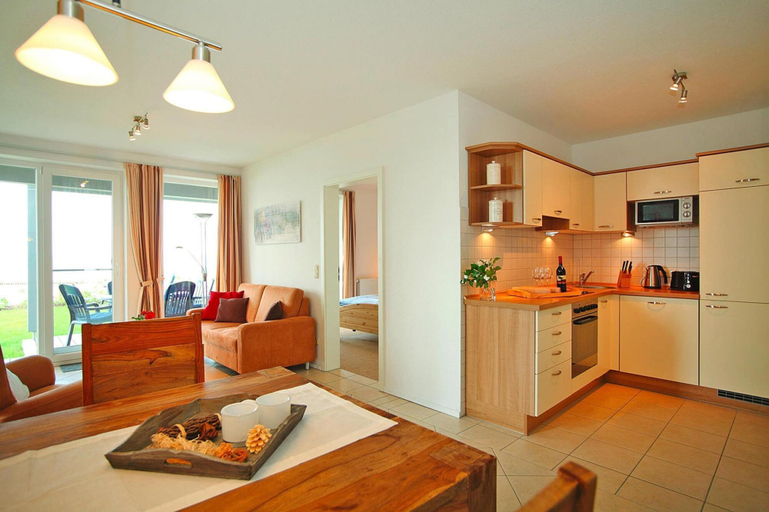 Private kitchen 3, Apartment in Rechlin With a Balcony, Mecklenburgische Seenplatte