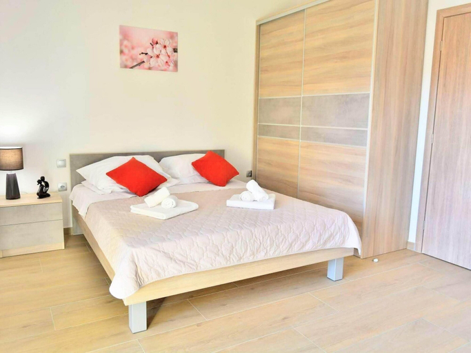 Bedroom 3, Fancy Apartments Dream - Modern One Bedroom Apartment With Balcony and Sea View, Blato