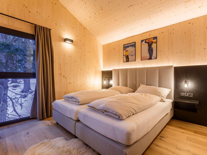 Bedroom 2, Beautiful chalet with sauna and hot tub, Murau