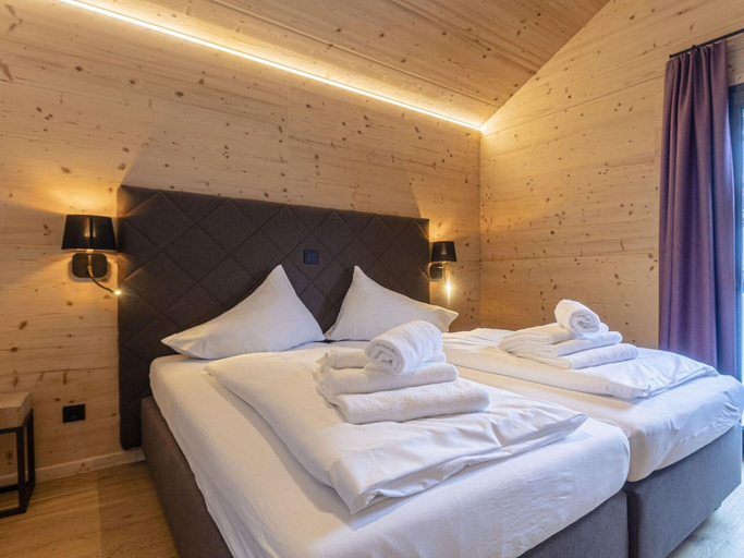 Bedroom 2, Lush Chalet With Private Sauna, Murau