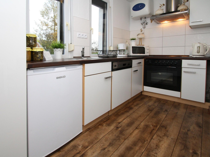 Private kitchen 4, Ferienhaus mit Wasserblick, Lubben, Dahme-Spreewald