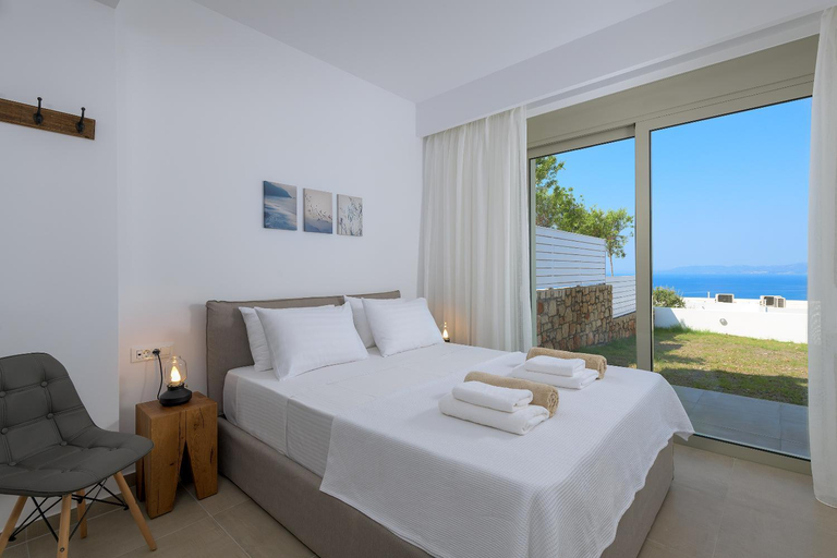 Bedroom, Villa Allegra with pool in Pefkos, Lindos area, South Aegean
