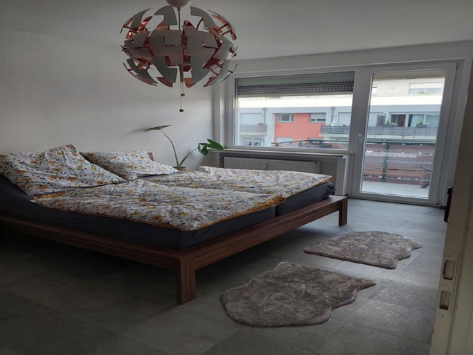 Bedroom 3, Modern Apartment With Balcony, Würzburg