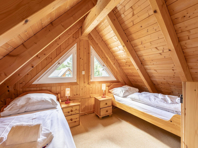 Bedroom 3, Welcoming Chalet With Terrace, Murau