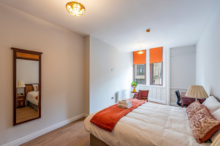 Bedroom 2, The Hazlitt Apartments, Renfrewshire