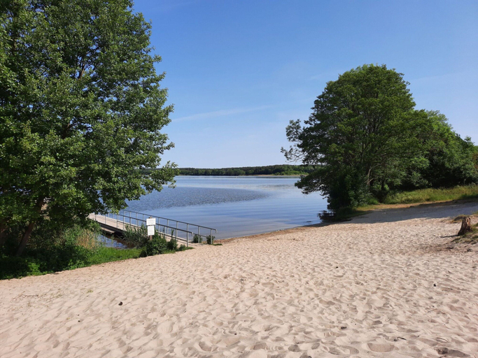 View from property 3, Ferienwohnung am Oase am Vilzsee, Mecklenburgische Seenplatte