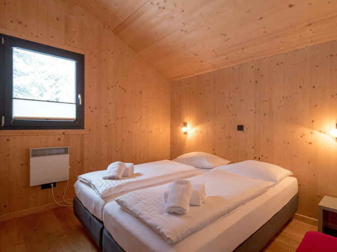 Bedroom 4, Luxurious Chalet With Outdoor Whirlpool, Murau