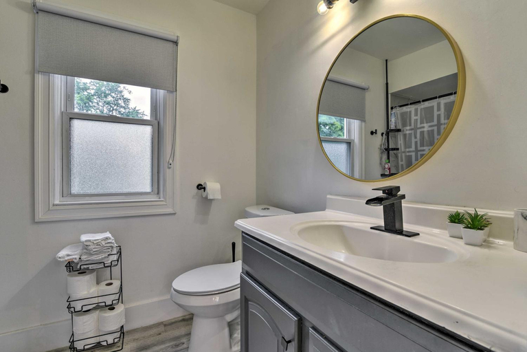 Bedroom, Trendy Birmingham House with Laundry Amenities!, Oakland