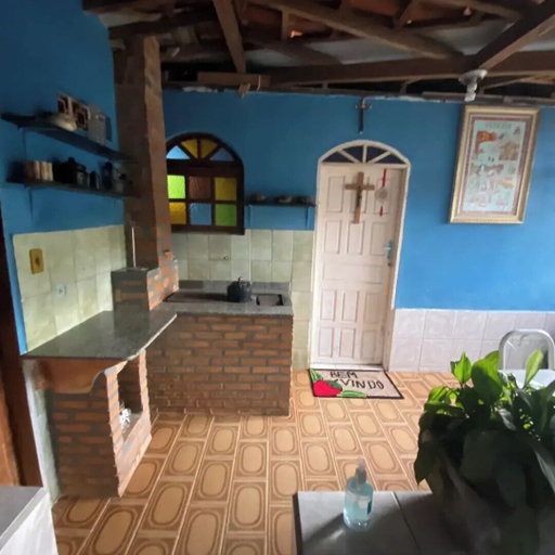 Living area 4, Aconchego azul casa, Domingos Martins