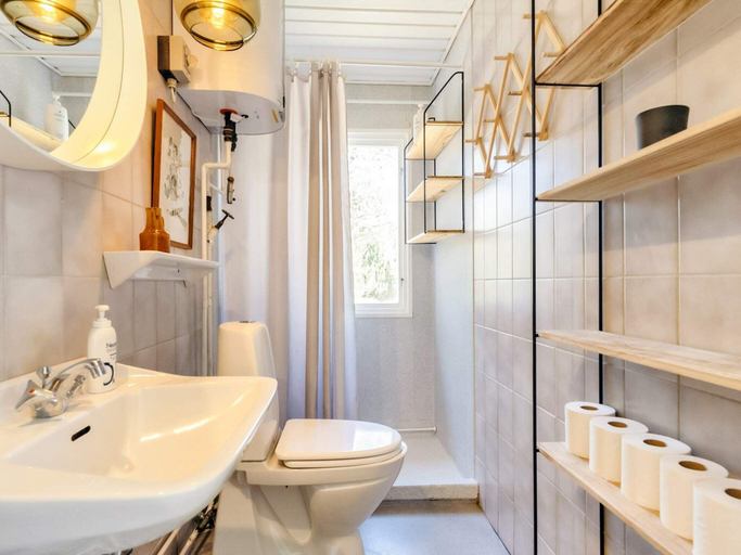 Bathroom, 6 Person Holiday Home in Albaek, Frederikshavn
