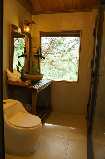 Bathroom 4, Lam Ecolodge Mu Cang Chai, Mù Căng Trai