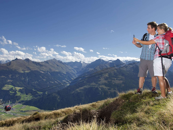 View from property 4, Holiday Home in Mittersill Near ski Area, Zell am See