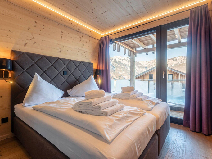 Bedroom 3, Welcoming Chalet With Wellness, Liezen