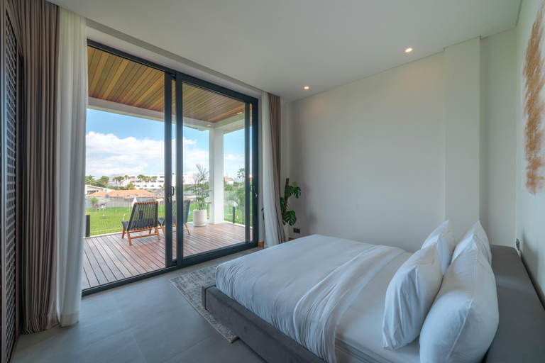 Bedroom 3, Villa Amaluna - Tranquil Retreat 4BR w/Panoramic Rice Field Views, Badung