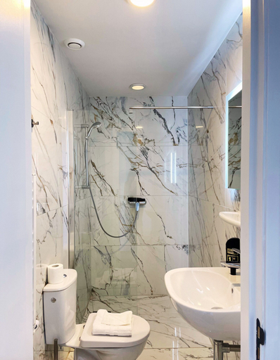 Bathroom 4, Hotel Plantage - Digital Access, Amsterdam