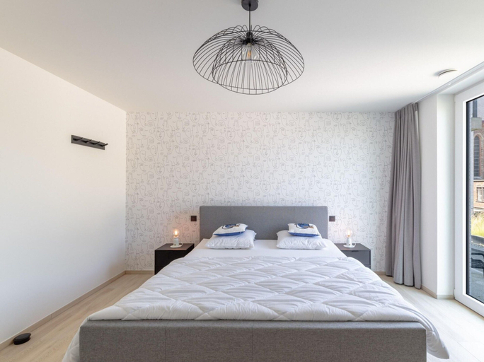 Bedroom 2, Apartment In De Haan Near the Centre, West-Vlaanderen