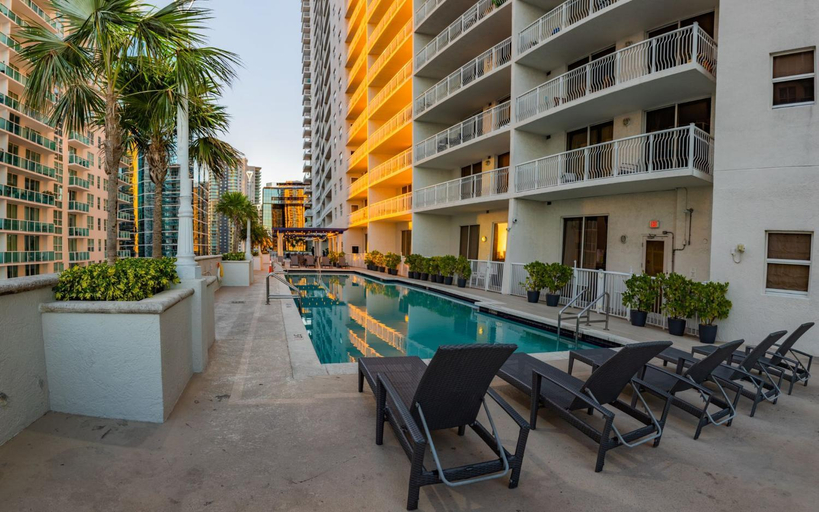 Sport & Beauty 1, Studios in Brickell with Pool, Gym, free parking and Game Room, Miami-Dade