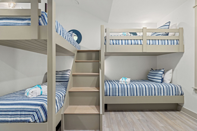 Bedroom 3, Pineapple Paradise! 6BR 7BA Beachfront House! Private Pool! Grill! Sleeps 16!, Bay