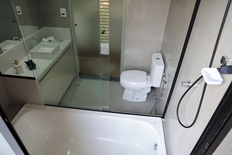 Bathroom, Hotel Maravilha do Lago, Pedregulho