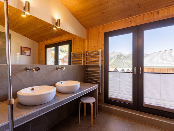 Bathroom, Amazing chalet with outdoor whirlpool, Murtal