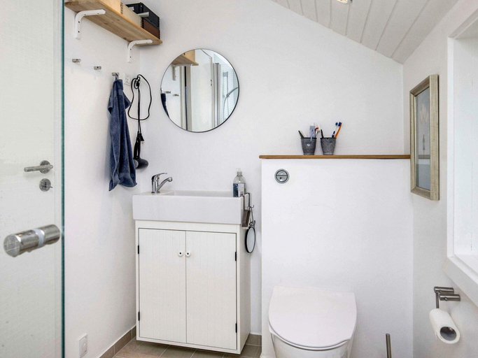 Bathroom, 7 Person Holiday Home in Stroby, Stevns