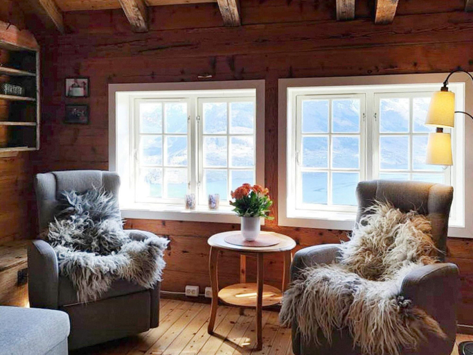 Living area 4, 6 Person Holiday Home in Grimo, Ullensvang