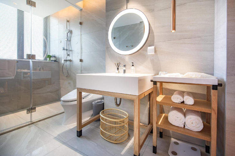 Bathroom 3, Atour Hotel Shenzhen Nanshan Vanke Yuncheng, Shenzhen