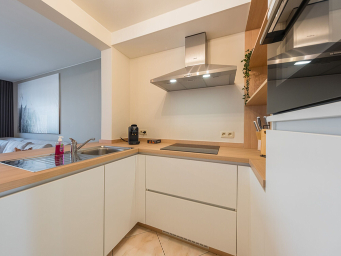 Private kitchen 3, Apartment on 5th Floor With Terrace, West-Vlaanderen