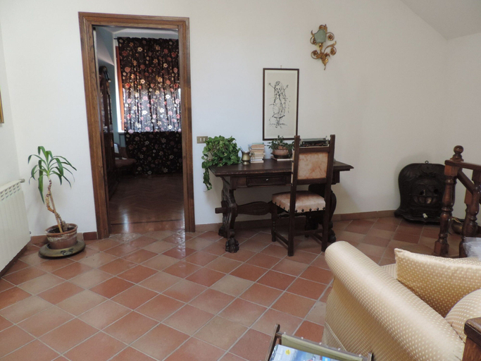 Living room, Rustic Pool Villa in Roman Countryside, Rome