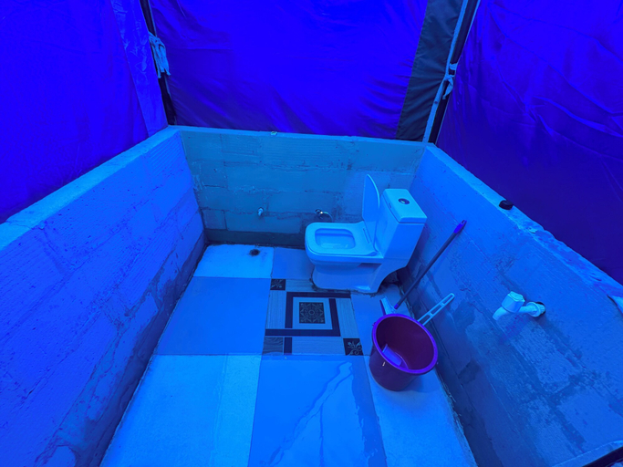 Bathroom, The Gazzaar Riverside camp, Nainital