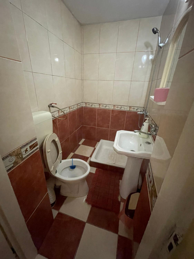 Bathroom 2, Motel Orion, Tamboesti