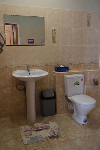 Bathroom, Wanderlust hostel Riverside, Almaty