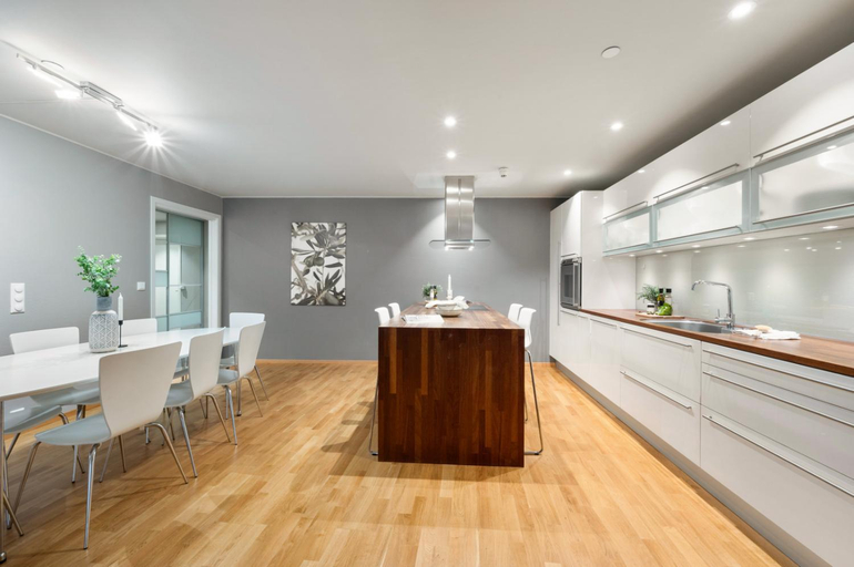 Kitchen 2, Fløyen Lux Apartment, Bergen