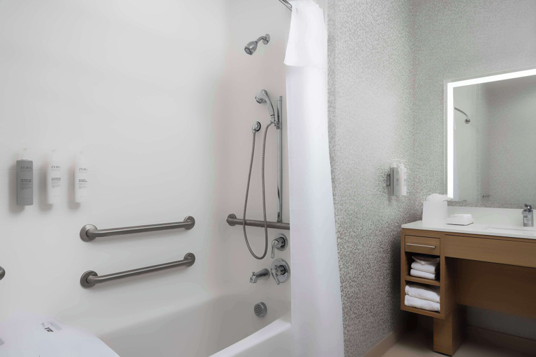 Bathroom, Home2 Suites by Hilton at the Dunes on Monterey Bay, Monterey