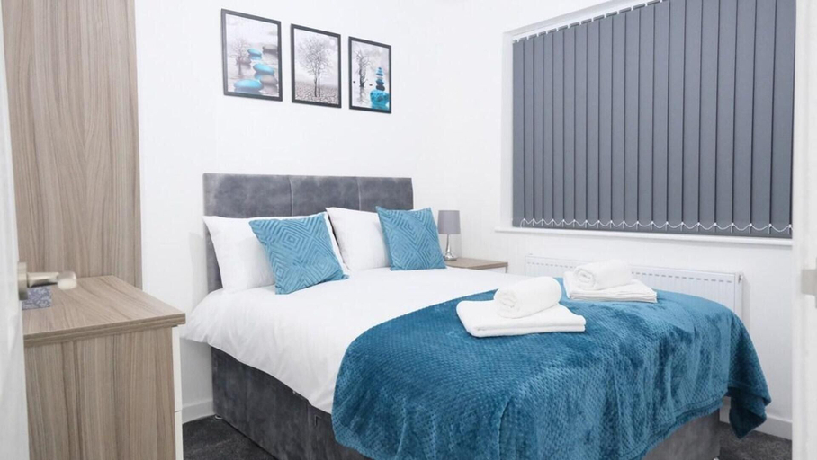 Bedroom 2, Manchester Entire 3-bed House, Sleeps 5 w/ Parking, Manchester